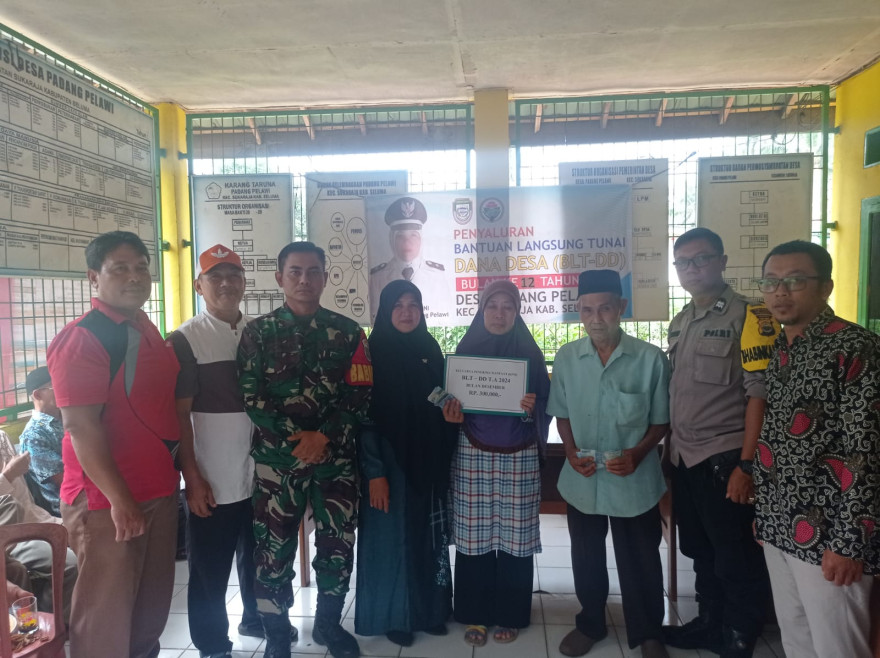 PENYALURAN BLT-DD DESA PADANG PELAWI BULAN DESEMBER TAHUN ANGGARAN2024 
